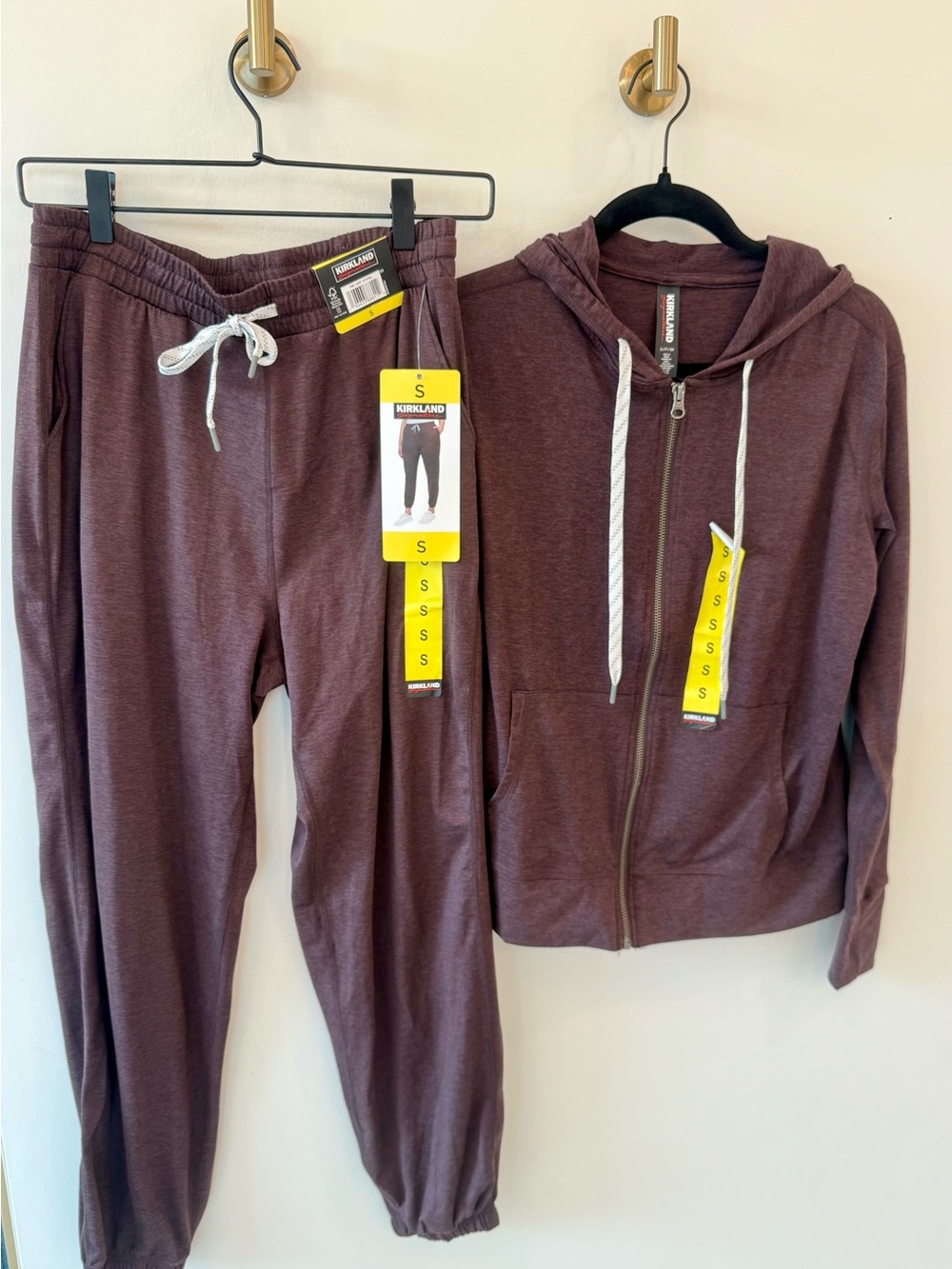NWT Kirkland Signature Women's lightweight Hoodie & Jogger Set
